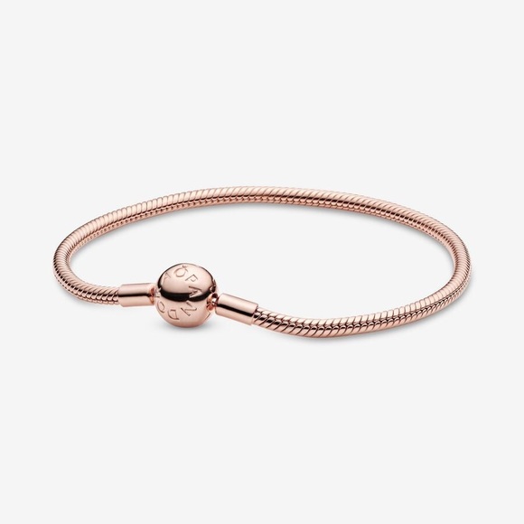Pandora Jewelry Pandora Snake Bracelet Rose Gold With Care Kit